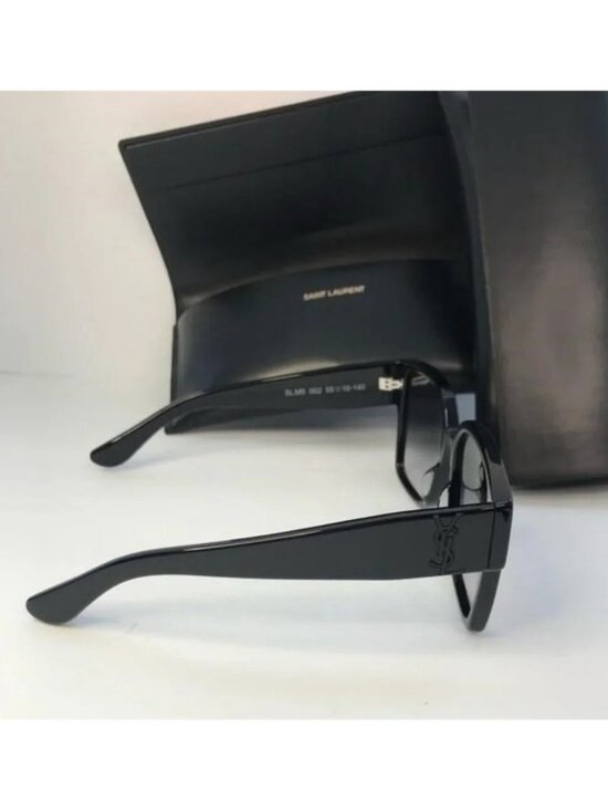 New  - ? Authentic Saint Laurent Black Grey Sunglasses SLM9 main image 8